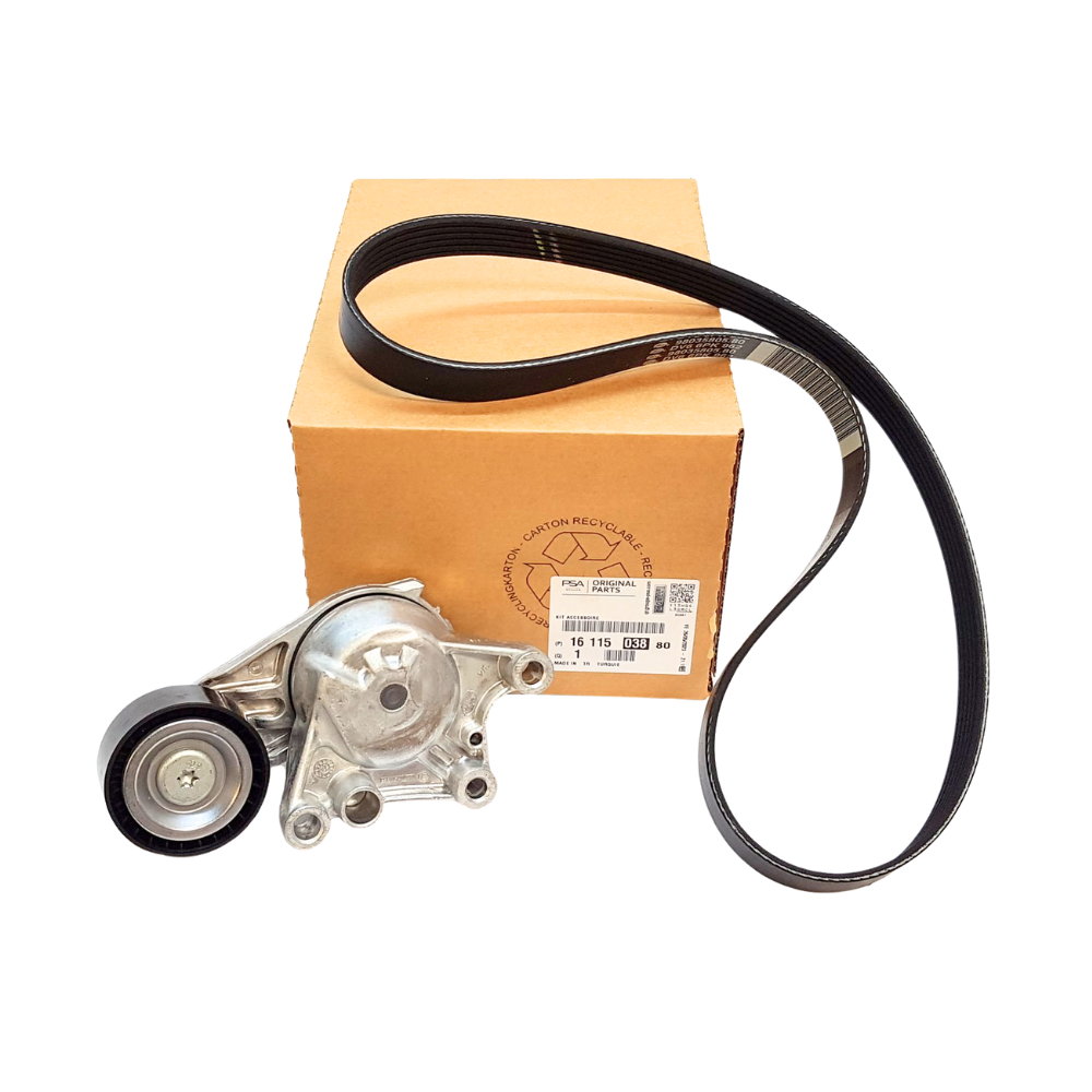 Kit Correa y Tensor Alternador Peugeot 208 308 3008 C3 C4 1.6 Bluehdi