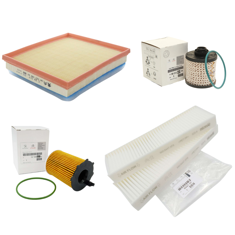 Kit Filtros Originales Peugeot 3008 5008 1.6 BlueHdi