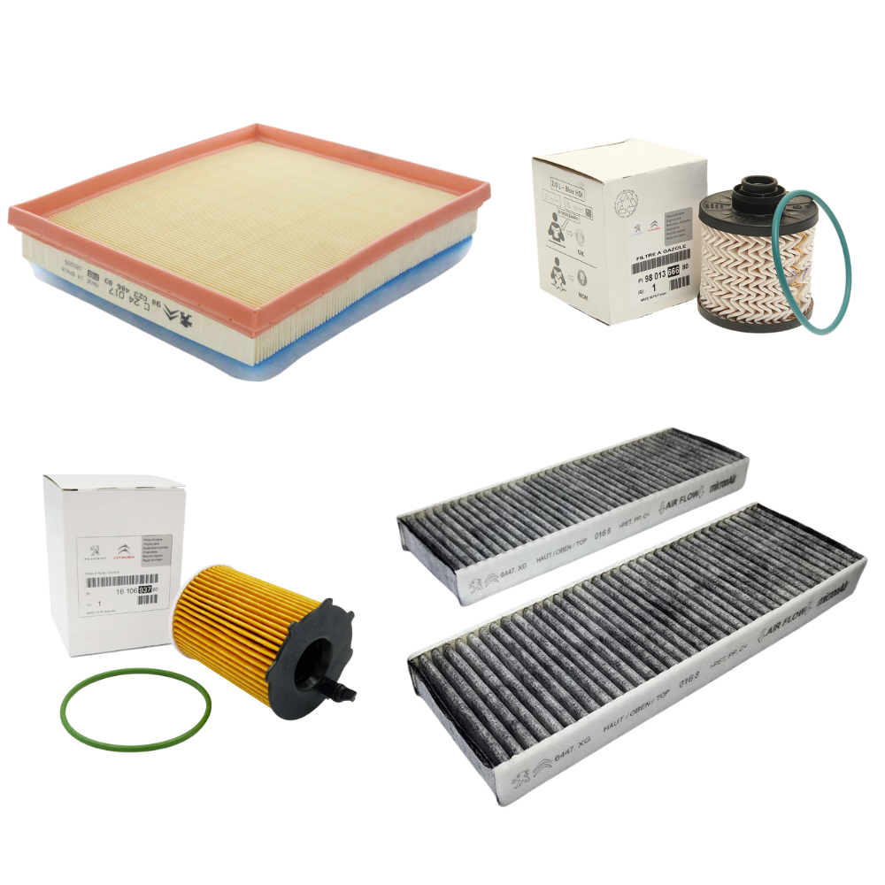 Kit Filtros Originales Peugeot 5008 3008 1.6 BlueHdi