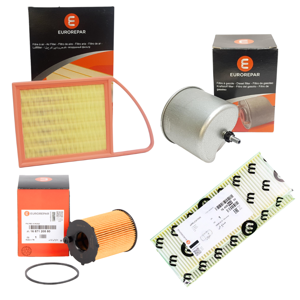 Kit de Filtros Alternativos Citroen Celysee Peugeot 301 1.6 Hdi