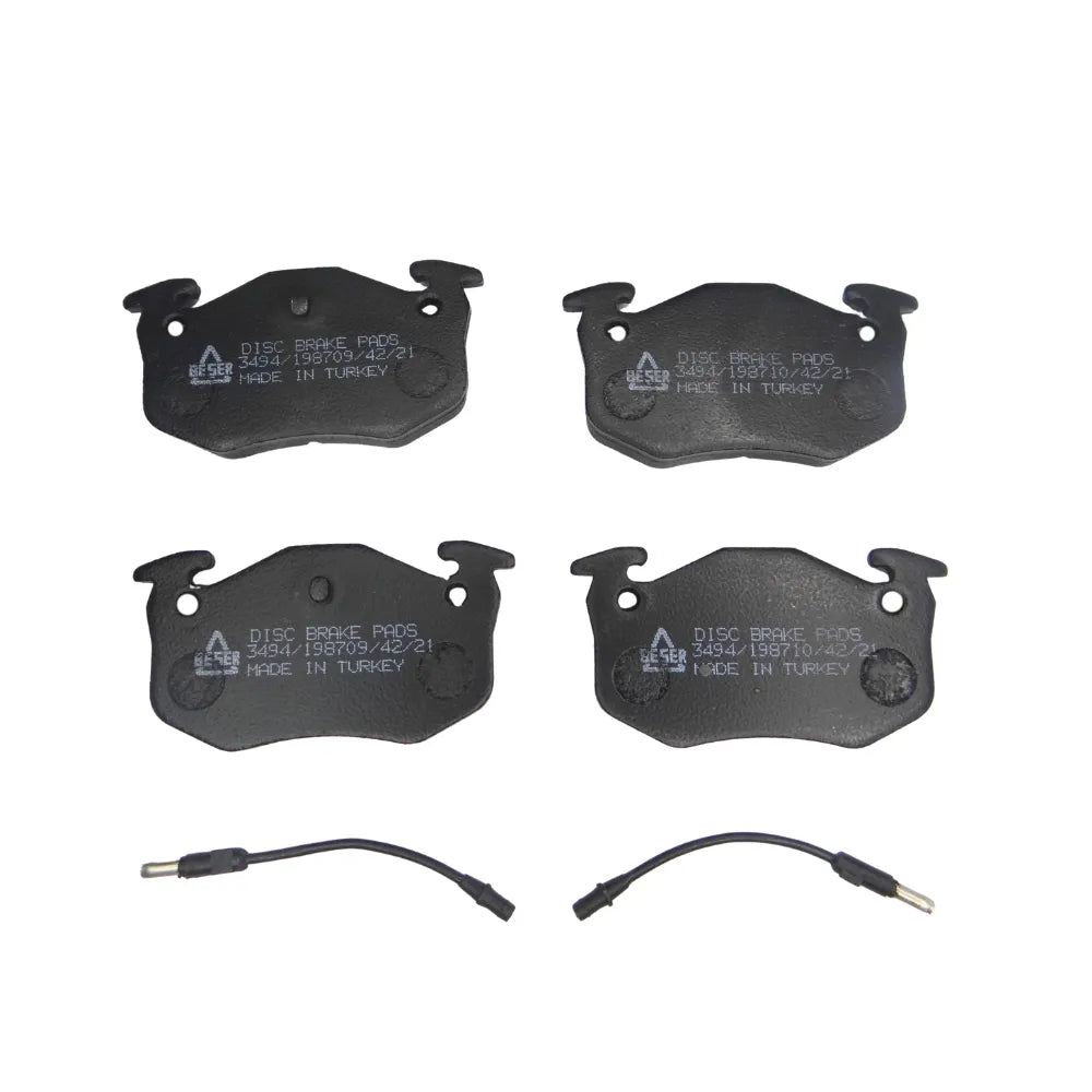 Pastillas de Freno Traseras Peugeot 206 Citroen Xsara 2000-2010