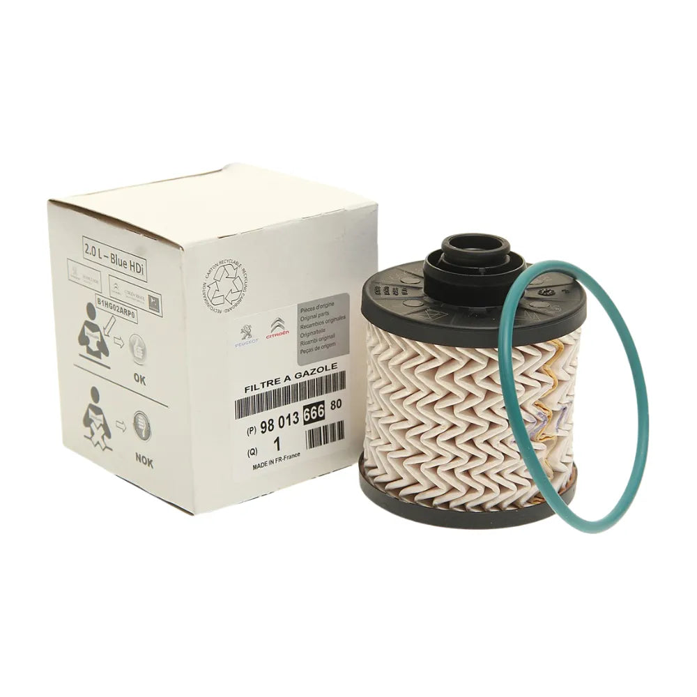 Filtro de Petroleo Original Peugeot Citroen 1.6 y 2.0 Diesel Hdi y BlueHdi