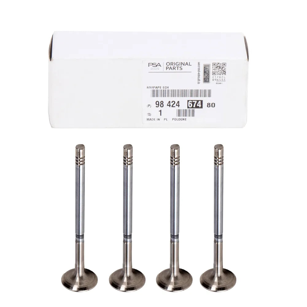 Juego 4 Valvulas Escape Originales 1.5 Diesel DV5