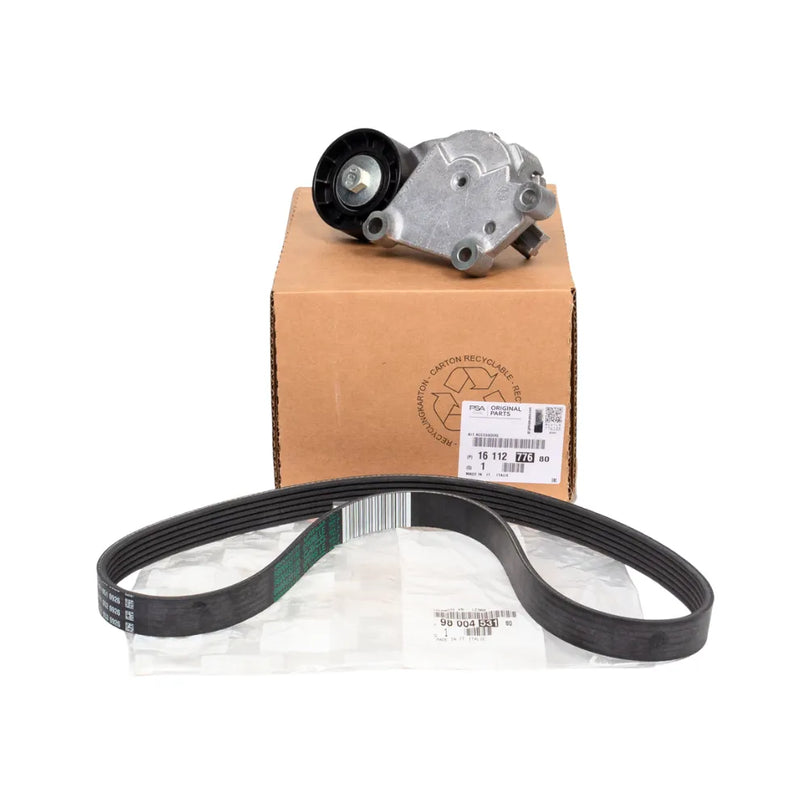 Kit Correa Y Tensor Alternador Genuino Peugeot 301 Partner K9 Citroen Celysee Berlingo K9