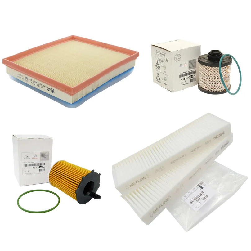 Kit Filtros Originales Peugeot 3008 5008 1.6 BlueHdi
