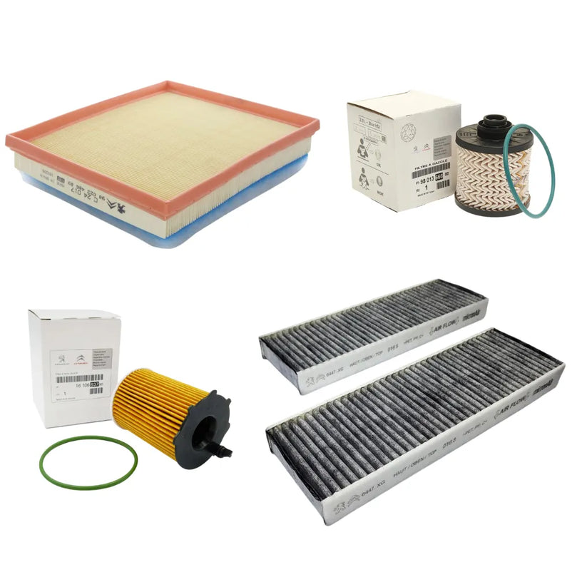 Kit Filtros Originales Peugeot 5008 3008 1.6 BlueHdi