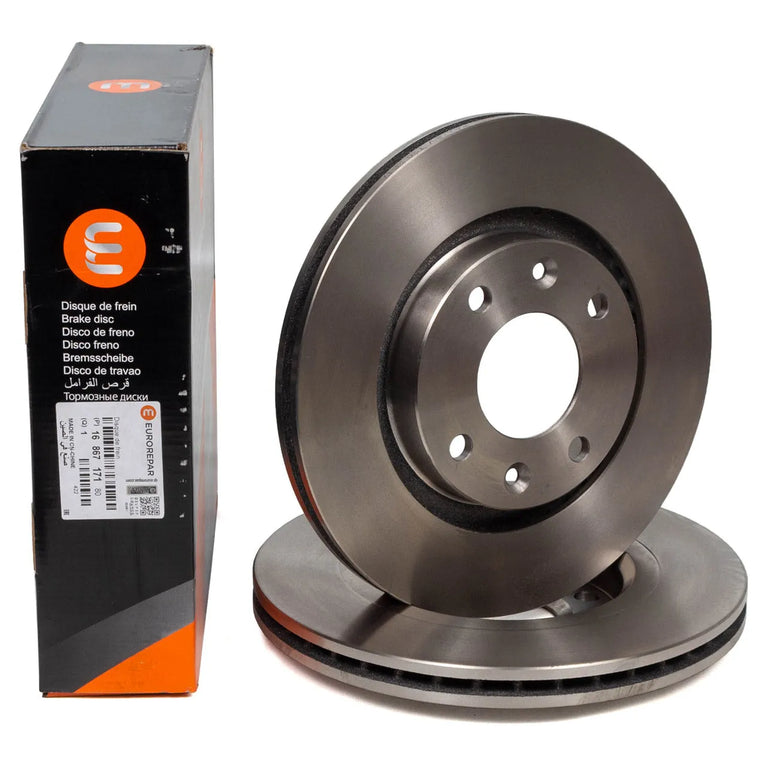 Par Discos De Freno Delanteros Eurorepar Peugeot 301 208 2008 Citroen Celysee