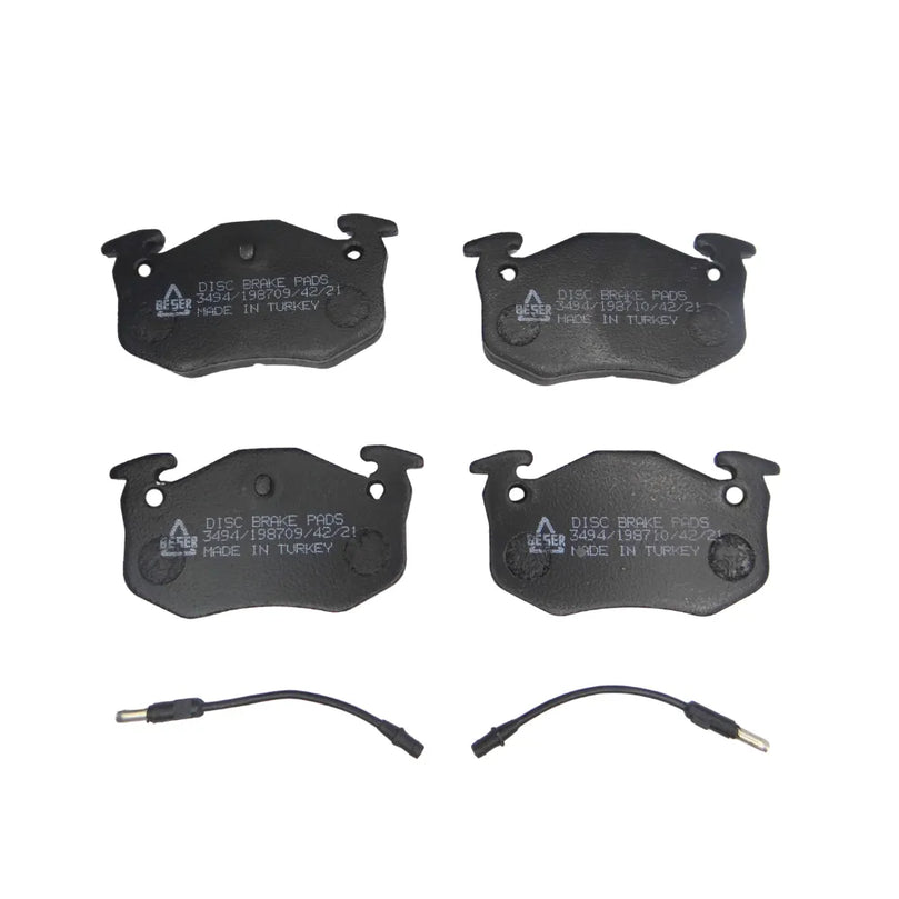 Pastillas de Freno Traseras Peugeot 206 Citroen Xsara 2000-2010