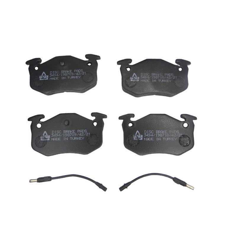 Pastillas de Freno Traseras Peugeot 206 Citroen Xsara 2000-2010